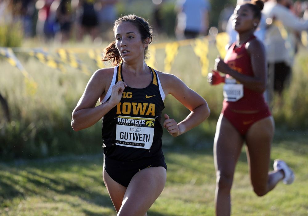 IowaÕs Maggie Gutwein runs in the 2019 Hawkeye Invitational Friday, September 6, 2019 at the Ashton Cross Country Course. (Brian Ray/hawkeyesports.com)
