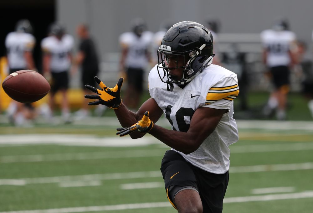 Iowa Hawkeyes defensive back Terry Roberts (16) during practice No. 4 of Fall Camp Monday, August 6, 2018 at the Hansen Football Performance Center. (Brian Ray/hawkeyesports.com)