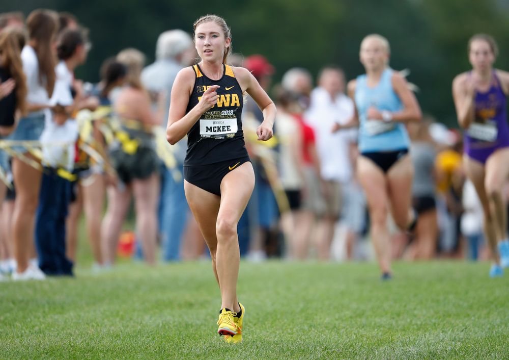 Jessica McKee during the Hawkeye Invitational Friday, August 31, 2018 at the Ashton Cross Country Course.  (Brian Ray/hawkeyesports.com)
