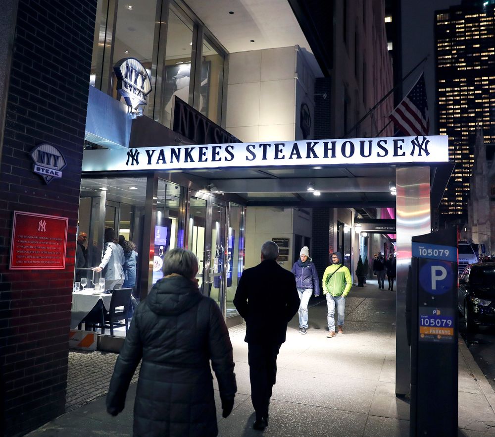President's Welcome Reception at Yankees Steakhouse
