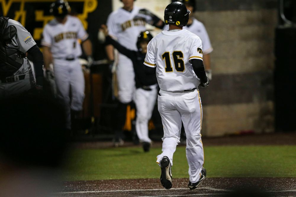 Iowa infielder Tanner Wetrich  at baseball vs Milwaukee on Tuesday, April 23, 2019 at Duane Banks Field. (Lily Smith/hawkeyesports.com)