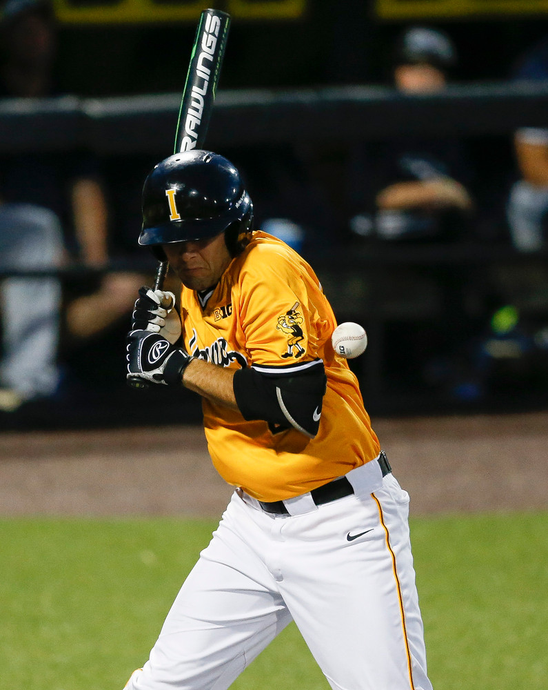 Iowa Hawkeyes infielder Kyle Crowl (23)