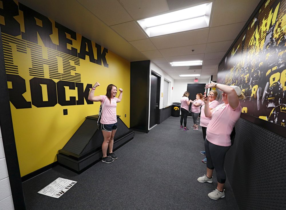 The Ladies Football Academy at Kinnick Stadium in Iowa City on Saturday, Jun 8, 2019. (Stephen Mally/hawkeyesports.com)