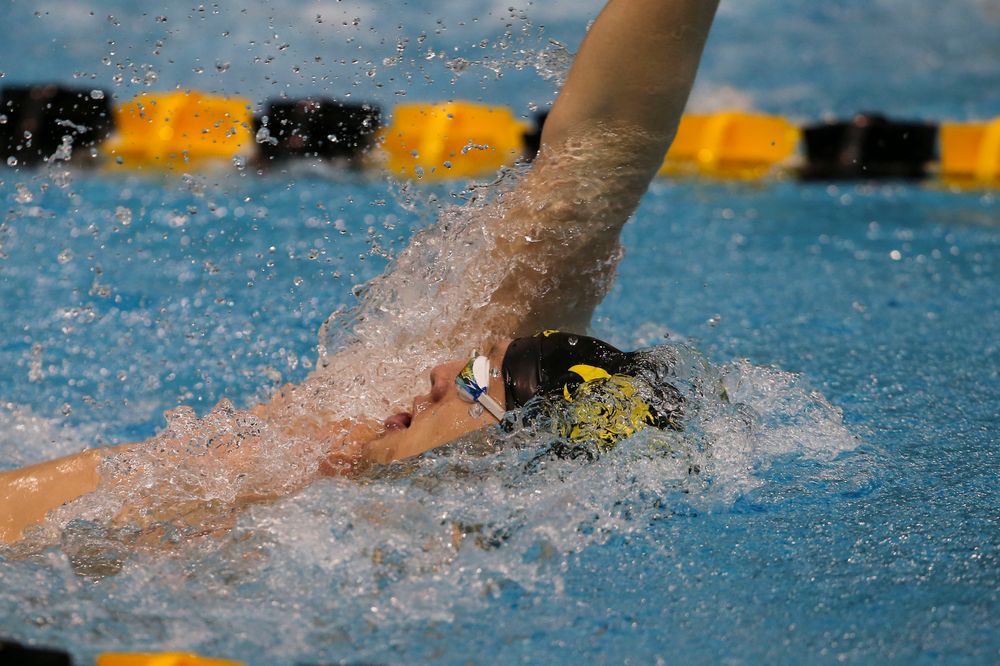 Iowa’s Ryan Purdy during Iowa swim and dive vs Minnesota on Saturday, October 26, 2019 at the Campus Wellness and Recreation Center. (Lily Smith/hawkeyesports.com)