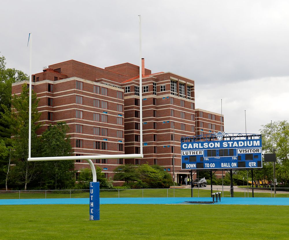 Carlson Stadium on the campus of Luther College