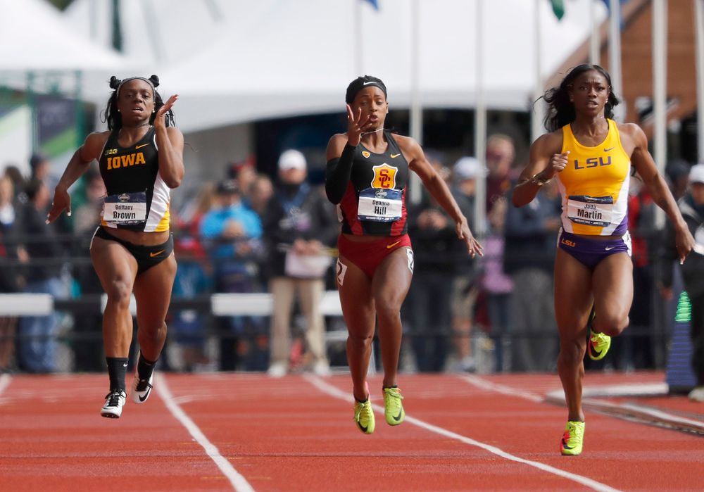 Brittany Brown -- 200-meter dash final