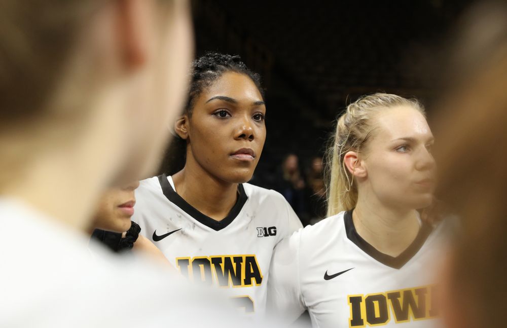 Iowa Hawkeyes outside hitter Taylor Louis (16) during senior day activities before their game against the Ohio State Buckeyes Saturday, November 24, 2018 at Carver-Hawkeye Arena. (Brian Ray/hawkeyesports.com)