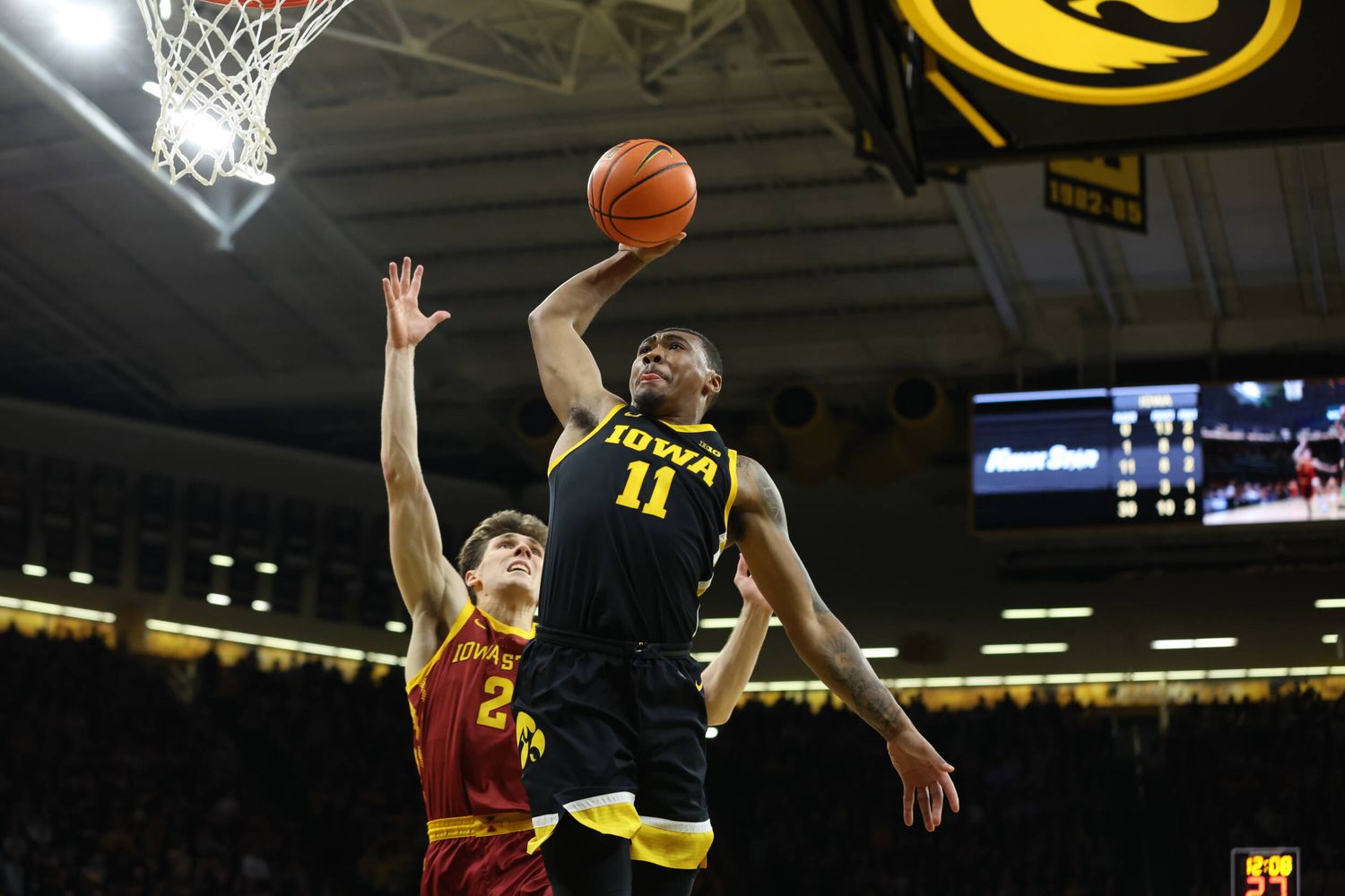 Hawkeyes Torch Iowa State, 75-56, for McCaffrey’s 500th Career Win ...