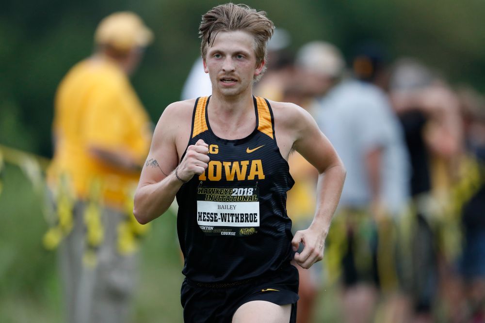 Bailey Hesse-Withbroe during the Hawkeye Invitational Friday, August 31, 2018 at the Ashton Cross Country Course.  (Brian Ray/hawkeyesports.com)