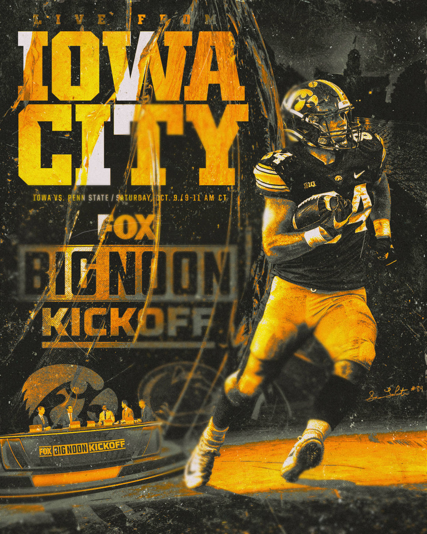 Big Noon Kickoff: Fox Sports in Iowa City for Michigan football game