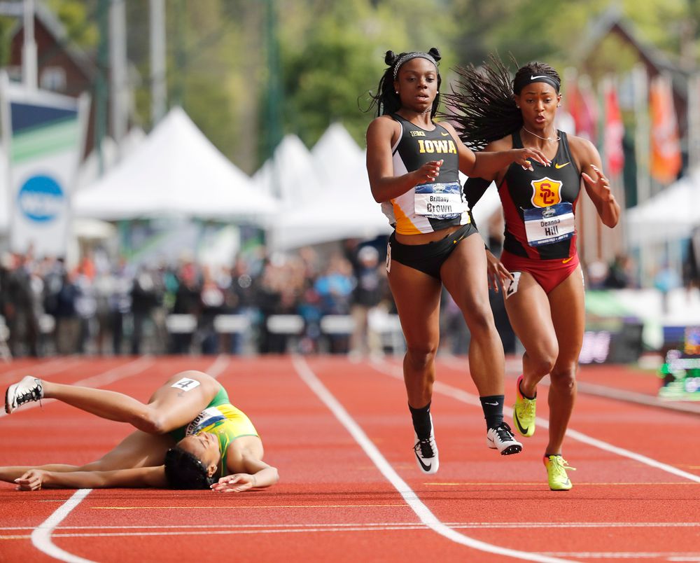 Brittany Brown -- 200-meter dash final