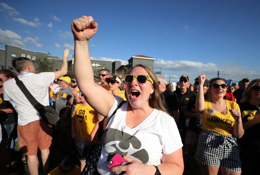 The 2019 Outback Bowl Hawkeye Huddle Monday, December 31, 2018 at Sparkman Wharf in Tampa, FL. (Brian Ray/hawkeyesports.com)