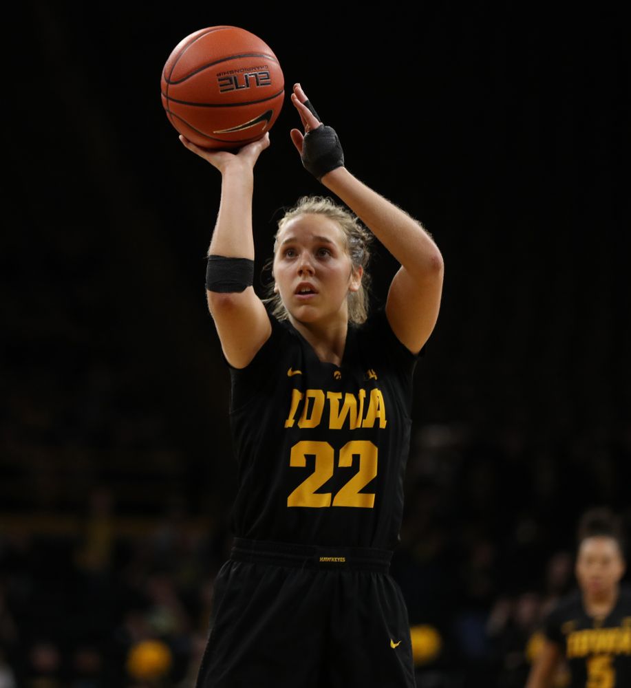 against the Iowa State Cyclones in the Iowa Corn Cy-Hawk Series Wednesday, December 5, 2018 at Carver-Hawkeye Arena. (Brian Ray/hawkeyesports.com)