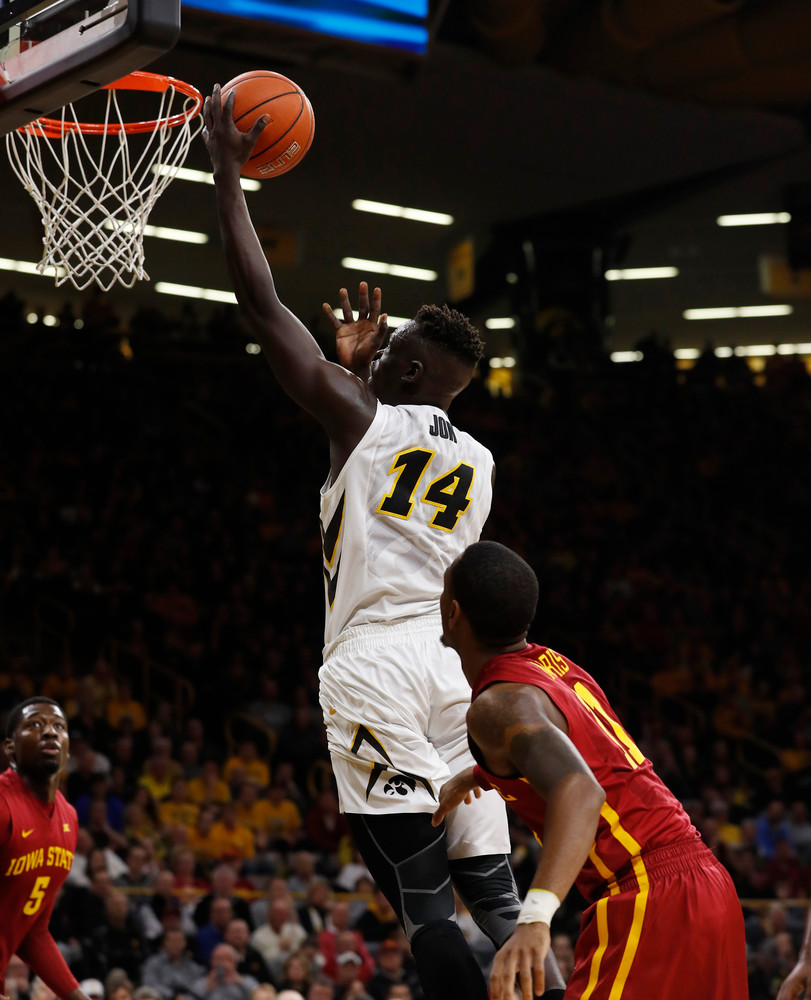 Iowa Hawkeyes guard Peter Jok (14)