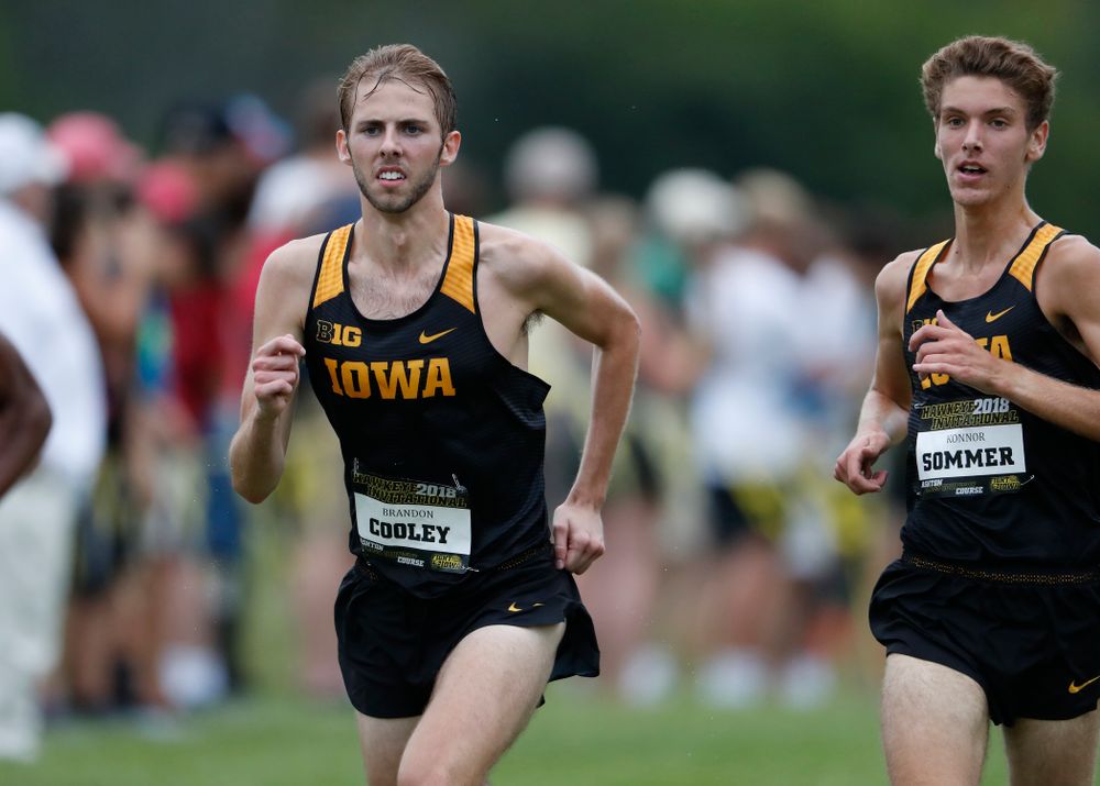 Brandon Cooley during the Hawkeye Invitational Friday, August 31, 2018 at the Ashton Cross Country Course.  (Brian Ray/hawkeyesports.com)