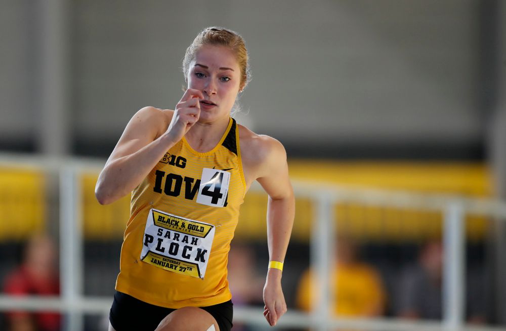 Sarah Plock competes in the 400 meters 