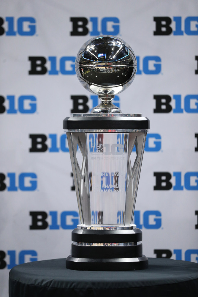 The Iowa Hawkeyes against the Maryland Terrapins Sunday, March 10, 2019 at Bankers Life Fieldhouse in Indianapolis, Ind. (Brian Ray/hawkeyesports.com)