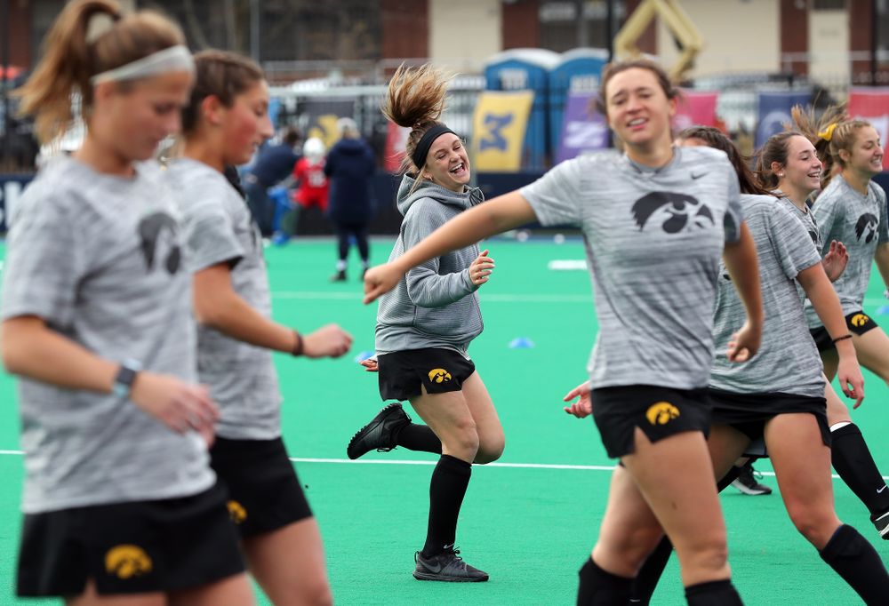 Iowa Hawkeyes forward Maddy Murphy (26) warms up for their game against Penn State in the 2019 Big Ten Field Hockey Tournament Championship Game Sunday, November 10, 2019 in State College. (Brian Ray/hawkeyesports.com)