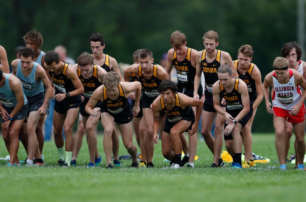 The Iowa Hawkeyes during the Hawkeye Invitational Friday, August 31, 2018 at the Ashton Cross Country Course.  (Brian Ray/hawkeyesports.com)