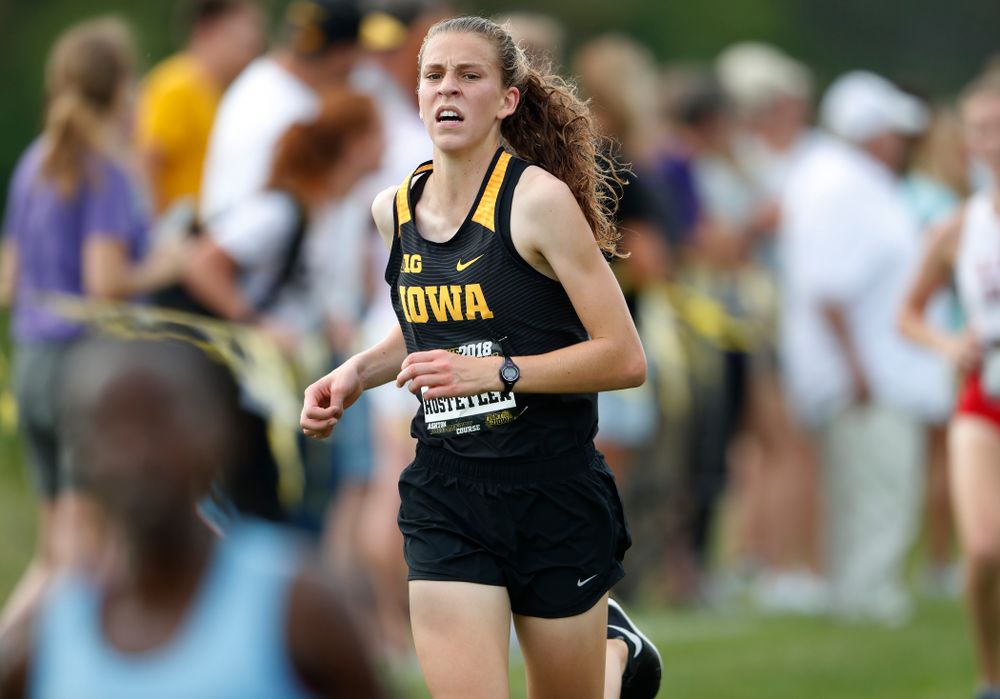 Anna Hostetler during the Hawkeye Invitational Friday, August 31, 2018 at the Ashton Cross Country Course.  (Brian Ray/hawkeyesports.com)