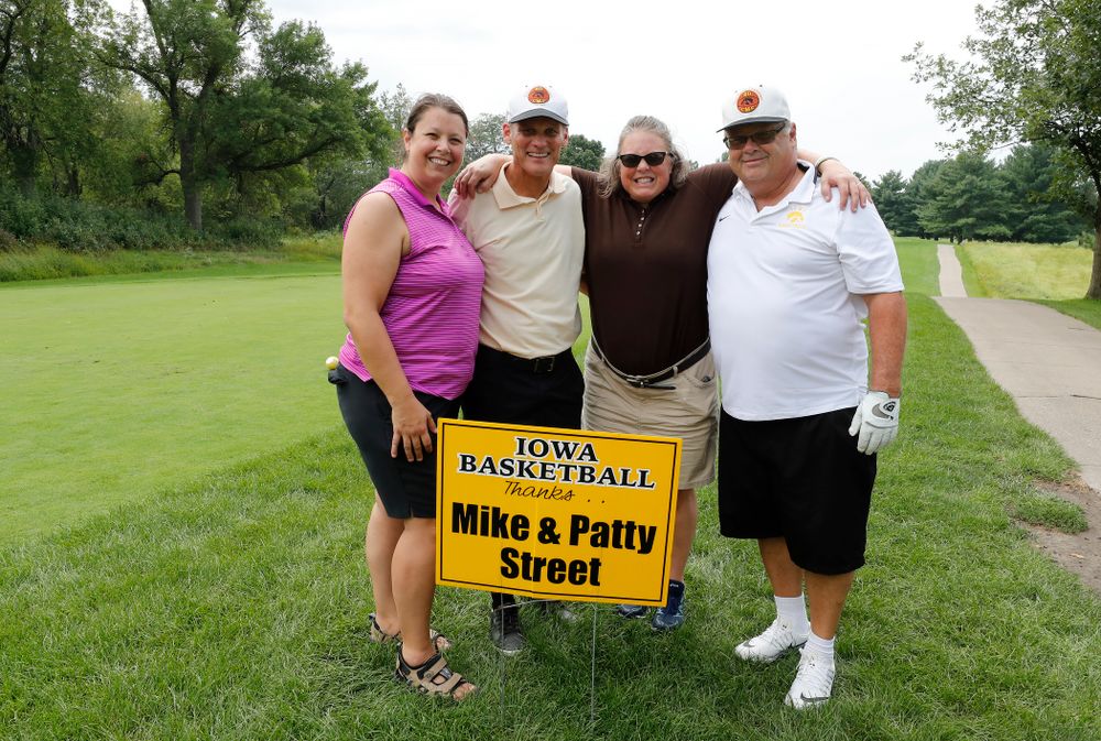 Mike Street, Gary Close, Satah Stone, and Betsy Stursma at the 2018 Chris Street Memorial Golf Outing Monday, August 27, 2018 at Finkbine Golf Course. (Brian Ray/hawkeyesports.com)