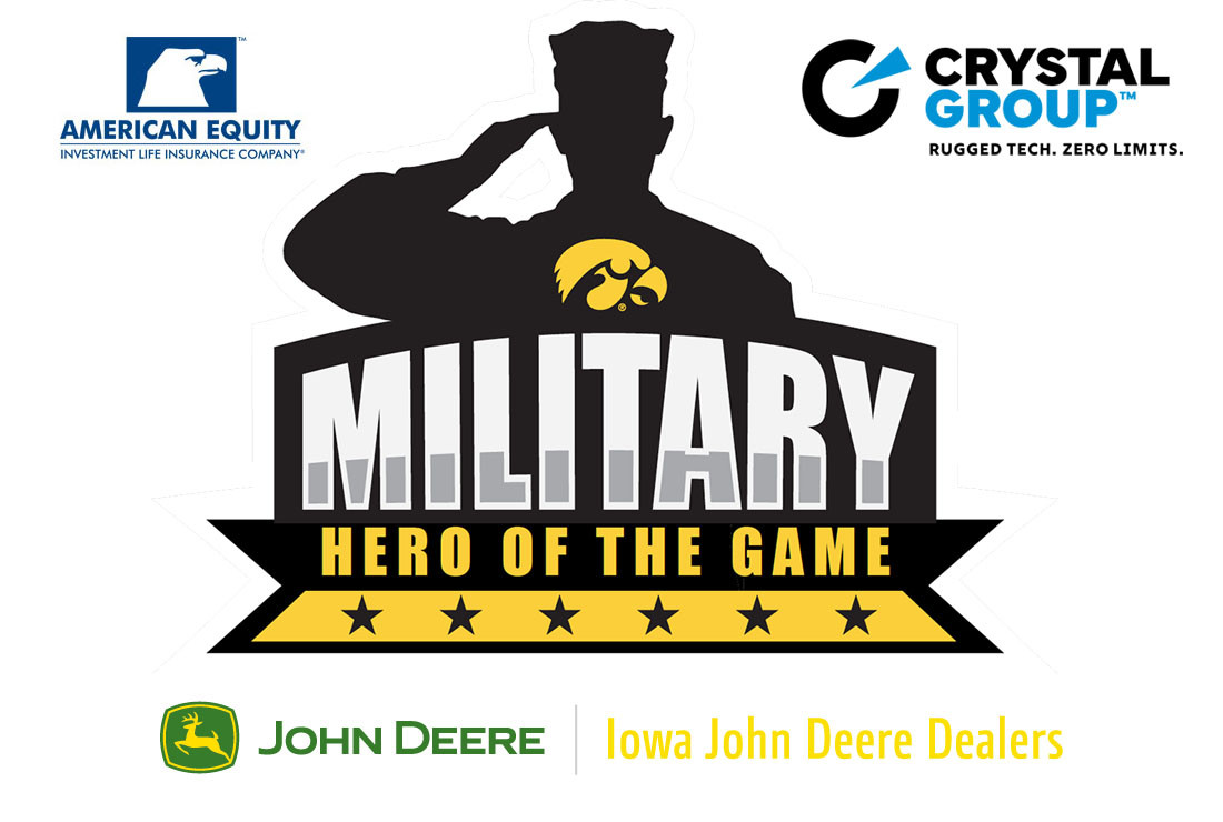Nominate a Military Hero of the Game - Iowa Hawkeyes Athletics - Official  Athletics Website, image size:1100x740