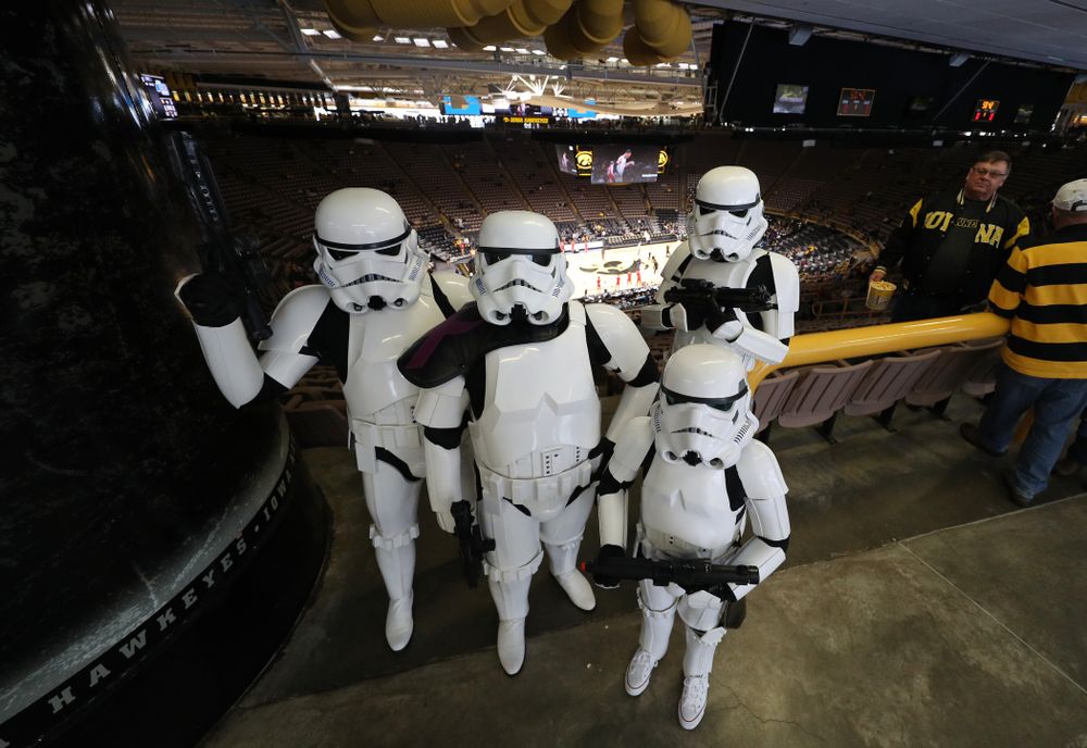 Star Wars Day against the Ohio State Buckeyes Saturday, January 12, 2019 at Carver-Hawkeye Arena. (Brian Ray/hawkeyesports.com)