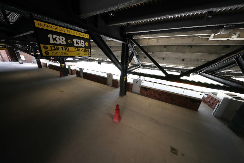 The Main Concourse of the new north end zone of Kinnick Stadium Friday, August 9, 2019. (Brian Ray/hawkeyesports.com)