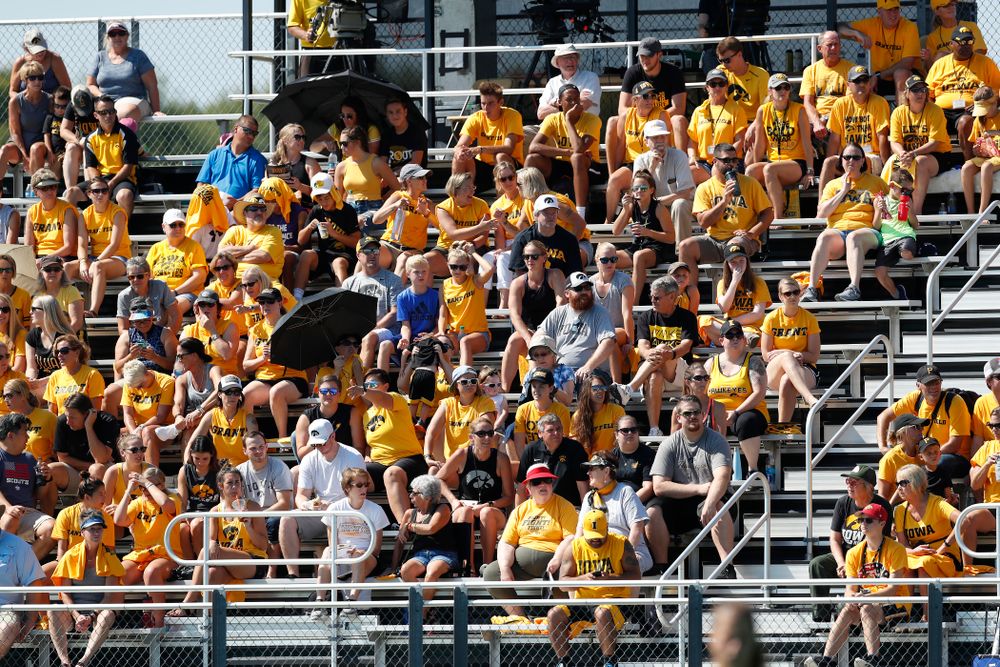 Fans of the Iowa Hawkeyes against Indiana Sunday, September 16, 2018 at Grant Field. (Brian Ray/hawkeyesports.com)