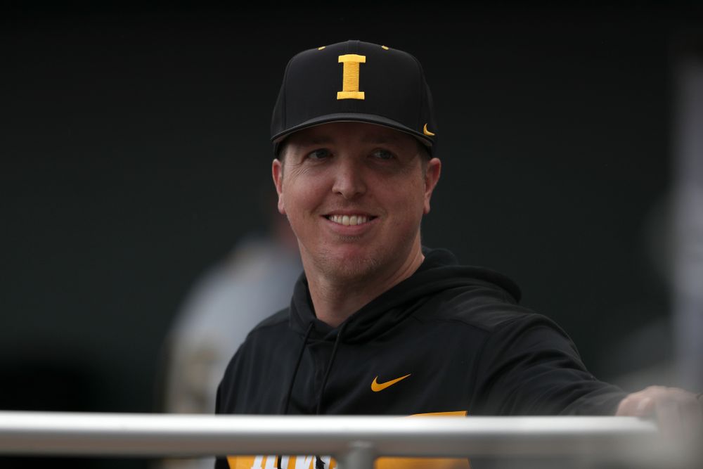 Pitching Coach Tom Gorzelanny against the Indiana Hoosiers in the first round of the Big Ten Baseball Tournament Wednesday, May 22, 2019 at TD Ameritrade Park in Omaha, Neb. (Brian Ray/hawkeyesports.com)