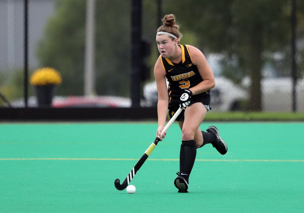 Iowa Hawkeyes Meghan Conroy (5) during a 2-1 victory against the Ohio State Buckeyes Friday, September 27, 2019 at Grant Field. (Brian Ray/hawkeyesports.com)