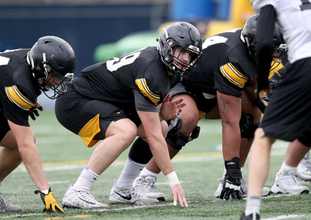 Iowa Hawkeyes tight end Nate Wieting (39) during practice Monday, December 23, 2019 at Mesa College in San Diego. (Brian Ray/hawkeyesports.com)
