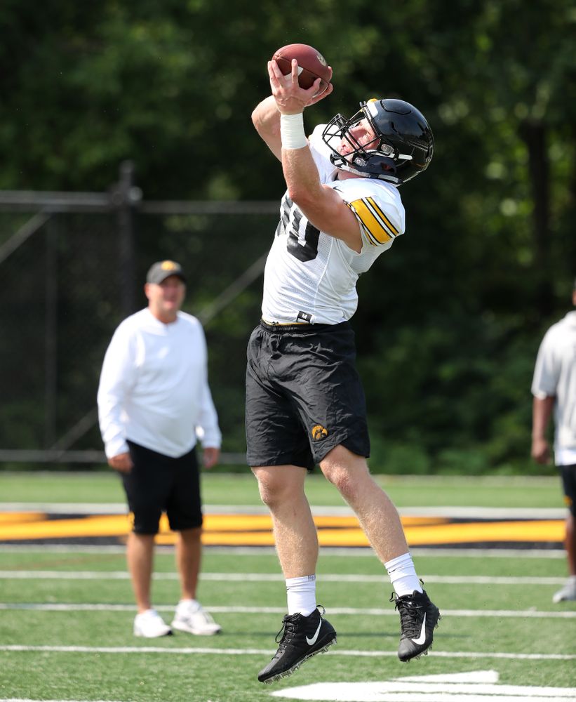 Iowa Hawkeyes defensive back Jake Gervase (30) during the third practice of fall camp Sunday, August 5, 2018 at the Kenyon Football Practice Facility. (Brian Ray/hawkeyesports.com)