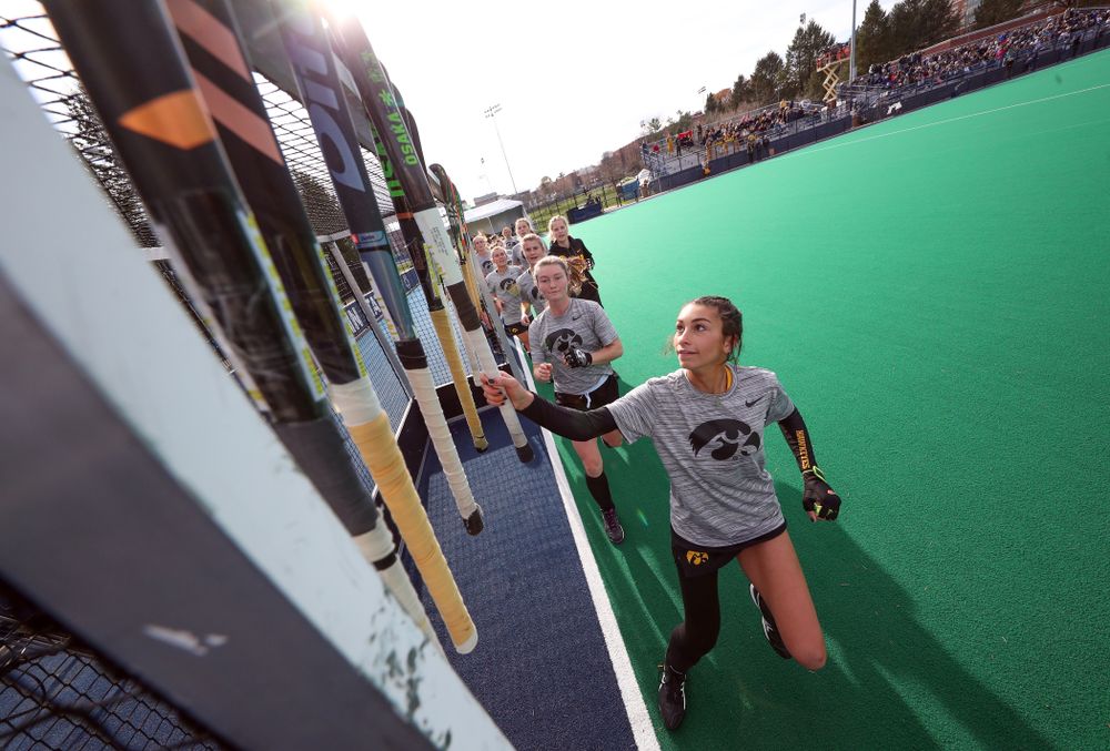 Iowa Hawkeyes forward Ciara Smith (17) before their game against Penn State in the 2019 Big Ten Field Hockey Tournament Championship Game Sunday, November 10, 2019 in State College. (Brian Ray/hawkeyesports.com)