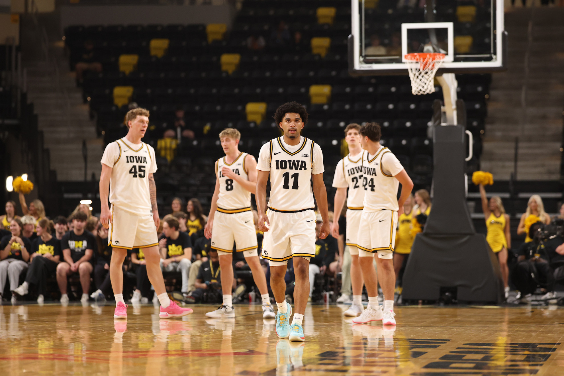 Iowa Beats Illinois Springfield 88-64 in Exhibition