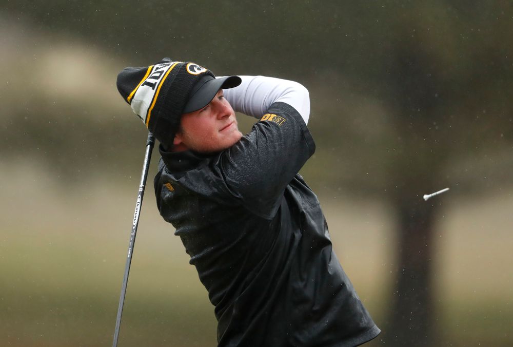 Iowa's Alex Schaake during day two of the 2018 Hawkeye Invitational Friday, April 13, 2018 at Finkbine Golf Course. (Brian Ray/hawkeyesports.com)