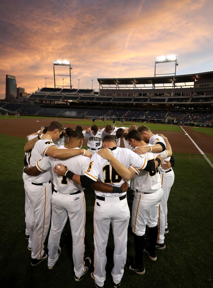 The Iowa Hawkeyes against the Minnesota Golden Gophers in the  Big Ten Baseball Tournament Friday, May 24, 2019 at TD Ameritrade Park in Omaha, Neb. (Brian Ray/hawkeyesports.com)