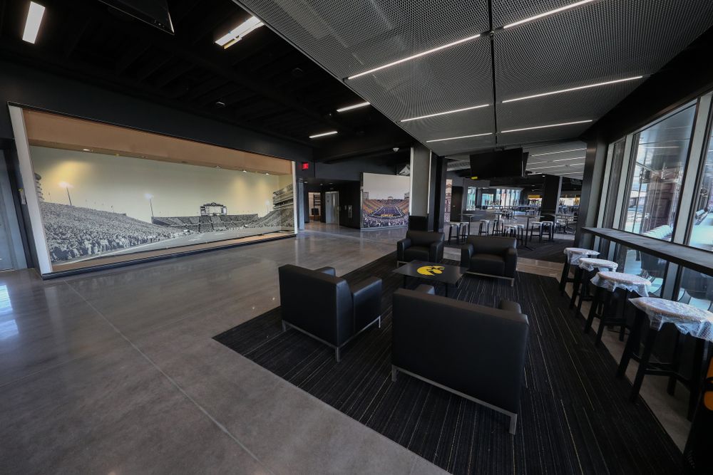 The Ted Pacha Family Club in the new north end zone of Kinnick Stadium Friday, August 9, 2019. (Brian Ray/hawkeyesports.com)