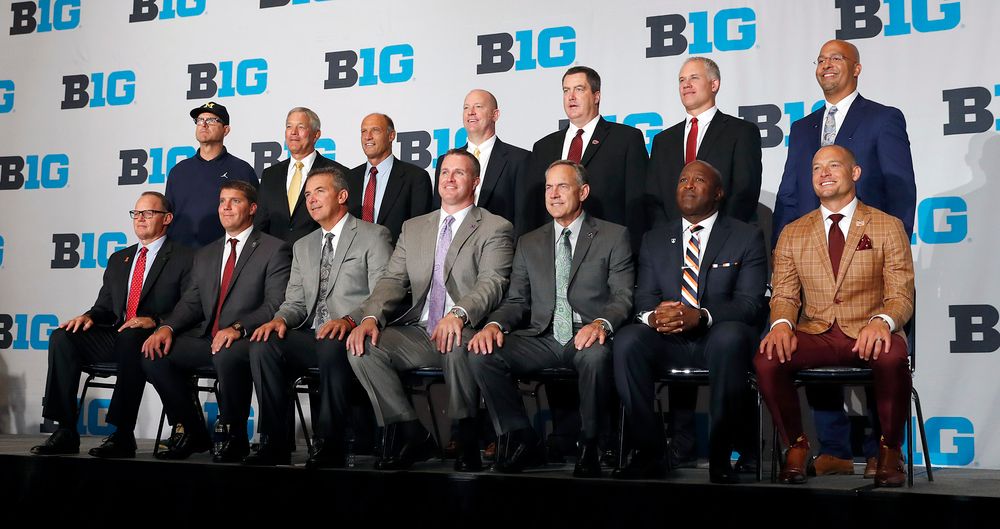 Kirk Ferentz and the other Big Ten football coaches