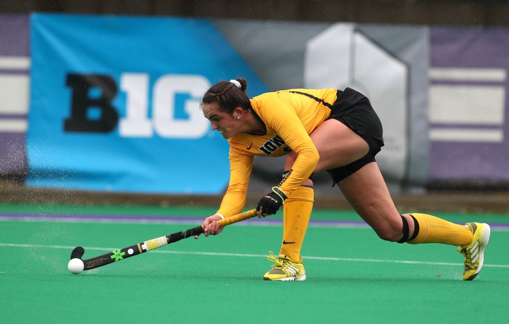 Iowa Hawkeyes Anthe Nijziel (6) against Maryland during the championship game of the Big Ten Tournament Sunday, November 4, 2018 at Lakeside Field in Evanston, Ill. (Brian Ray/hawkeyesports.com)