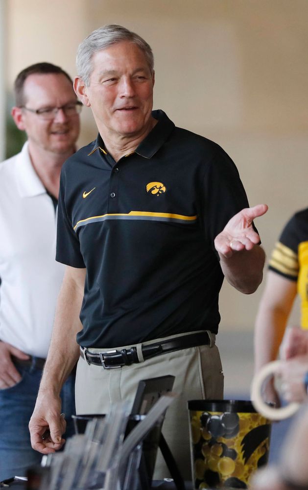 Kirk Ferentz -- Hawkeye Fan Event at the Quad-Cities Waterfront Convention Center in Bettendorf, Iowa, on May 15, 2019.
