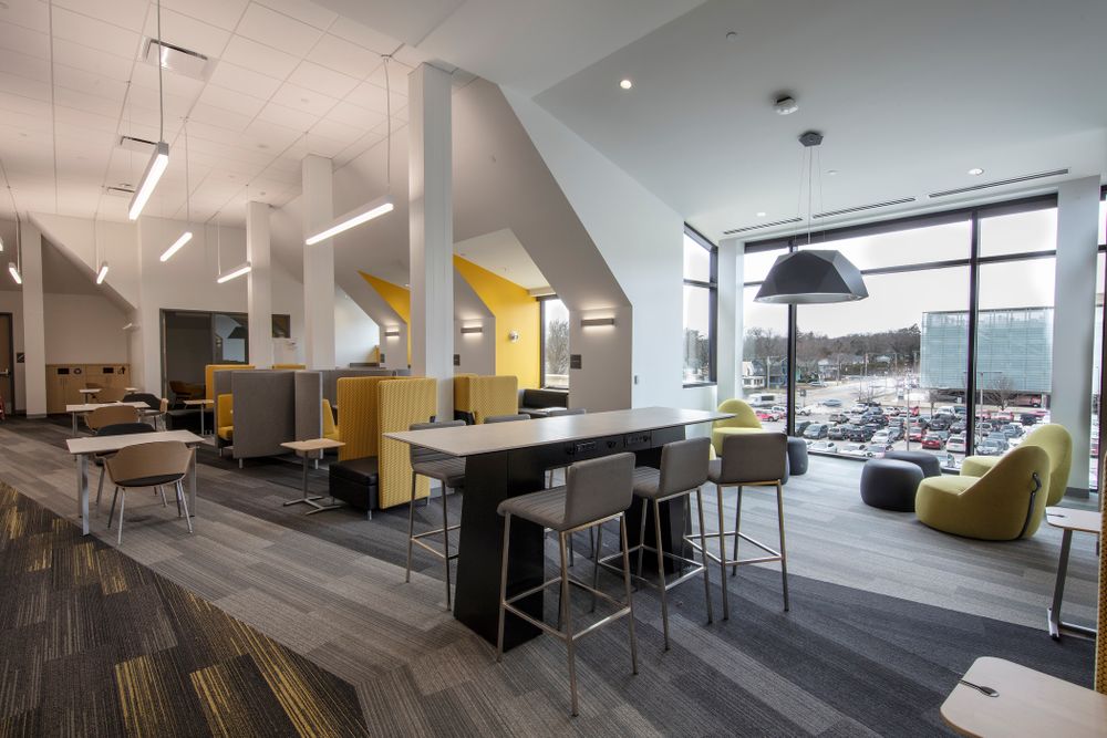 A study area Thursday, April 5, 2018 at the renovated Gerdin Athletic Learning Center. (Brian Ray/hawkeyesports.com)