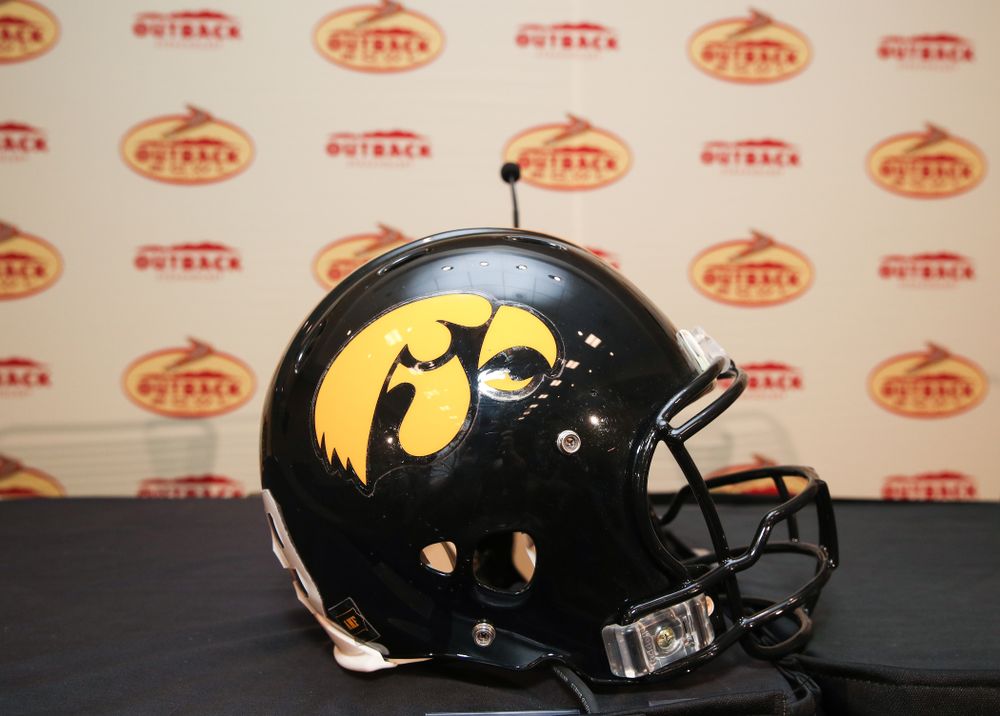 The Outback Bowl coach's press conference Saturday, December 29, 2018 in Tampa, FL. (Brian Ray/hawkeyesports.com)
