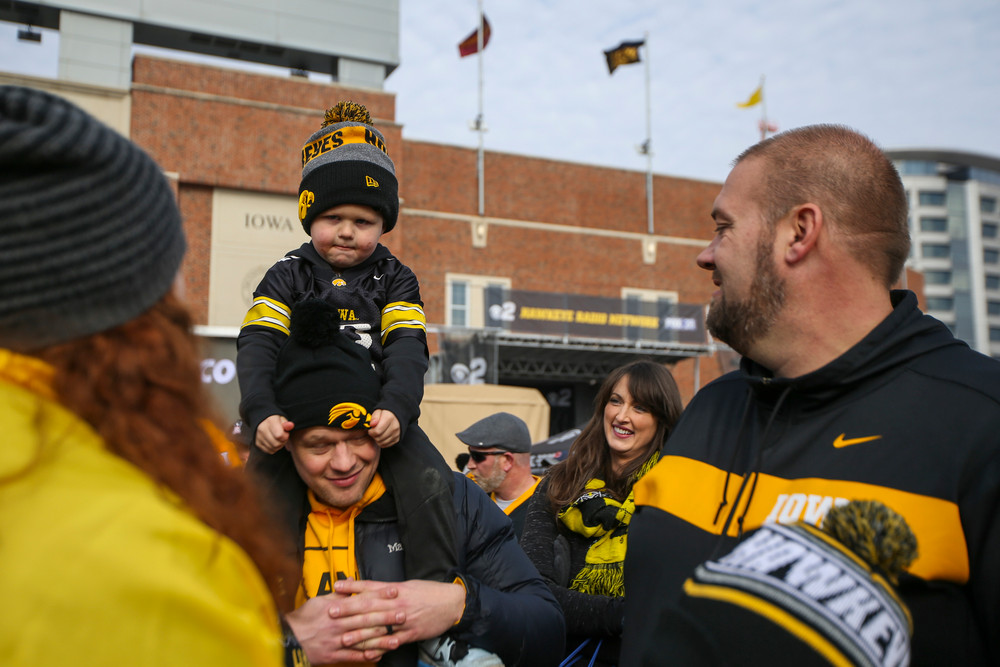 Iowa fans wait for the Hawk Walk during Iowa football vs Minnesota on Saturday, November 16, 2019 at Kinnick Stadium. (Lily Smith/hawkeyesports.com)