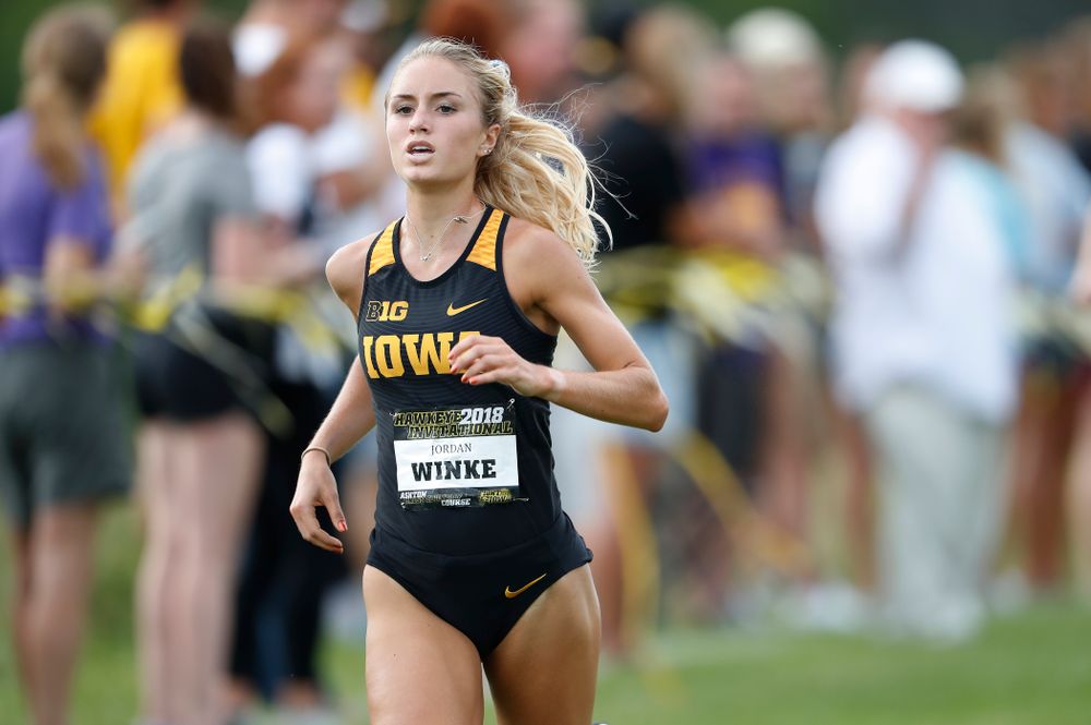 Jordan Winke during the Hawkeye Invitational Friday, August 31, 2018 at the Ashton Cross Country Course.  (Brian Ray/hawkeyesports.com)