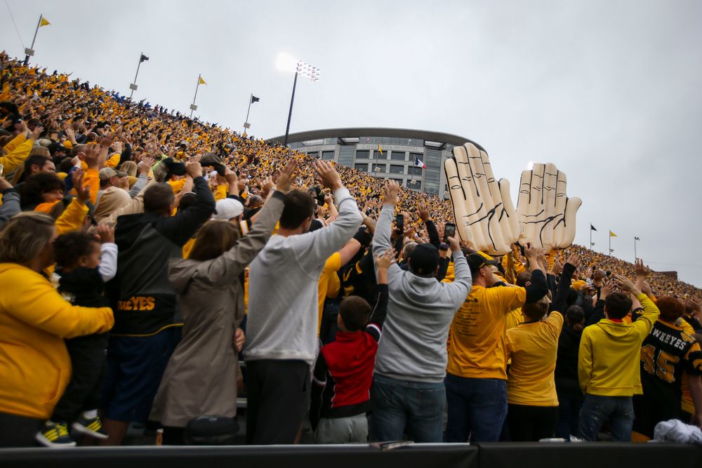The Wave against Middle Tennessee Saturday, September 28, 2019 at Kinnick Stadium. (Lily Smith/hawkeyesports.com)