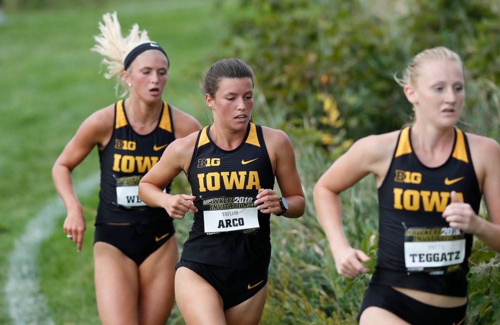 Taylor Arco during the Hawkeye Invitational Friday, August 31, 2018 at the Ashton Cross Country Course.  (Brian Ray/hawkeyesports.com)