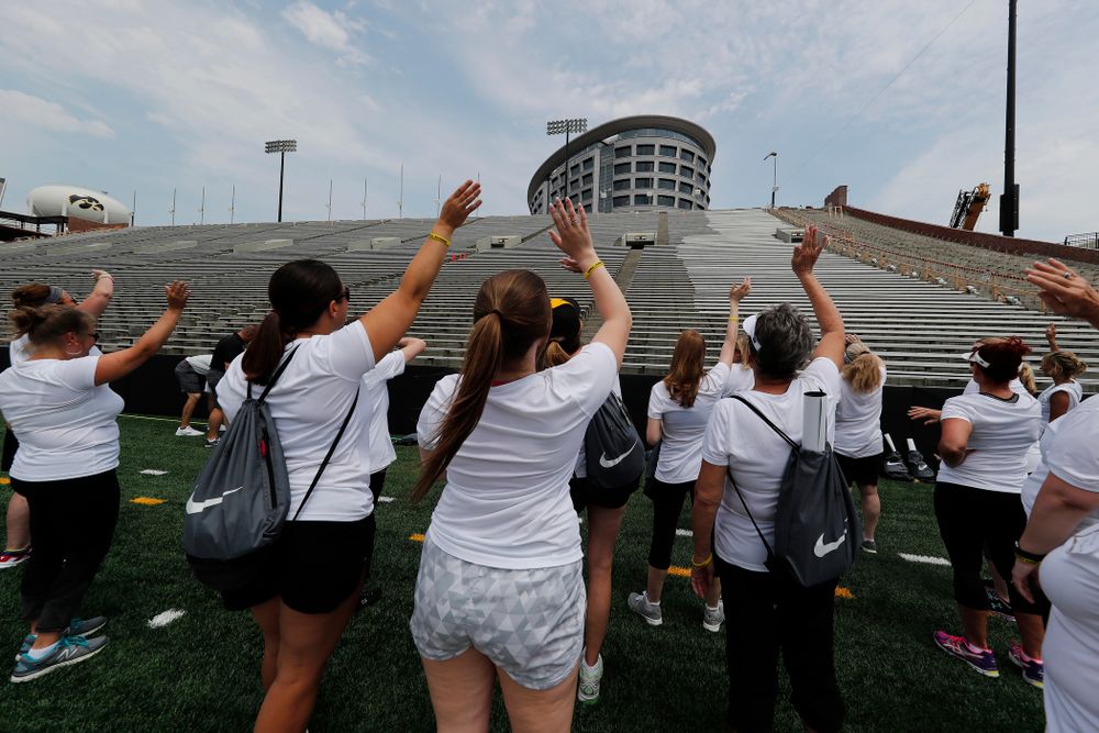 The 2018 Iowa Ladies Football Academy  Saturday, June 9, 2018 at Kinnick Stadium. (Brian Ray/hawkeyesports.com)