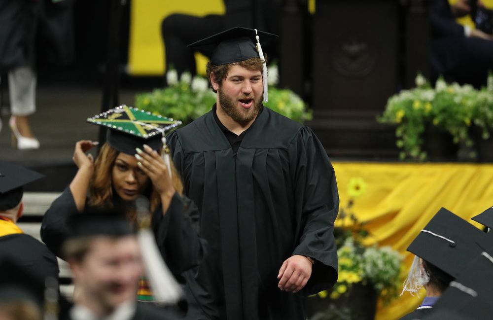 during the College of Liberal Arts and Sciences spring commencement Saturday, May 11, 2019 at Carver-Hawkeye Arena. (Brian Ray/hawkeyesports.com)