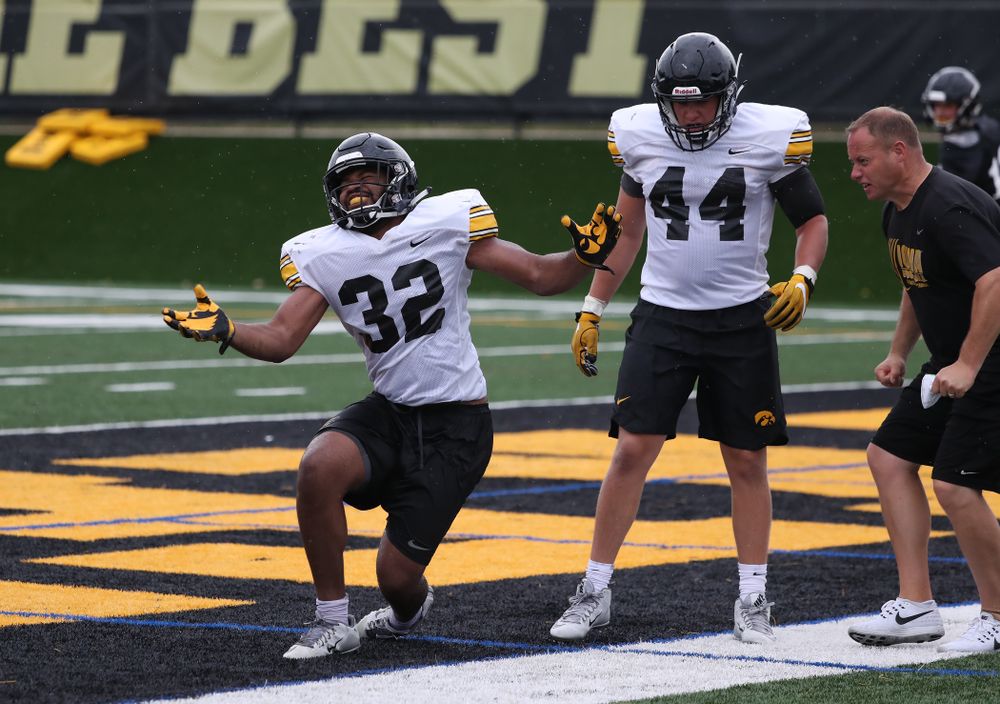 Iowa Hawkeyes defensive back Djimon Colbert (32) during practice No. 4 of Fall Camp Monday, August 6, 2018 at the Hansen Football Performance Center. (Brian Ray/hawkeyesports.com)